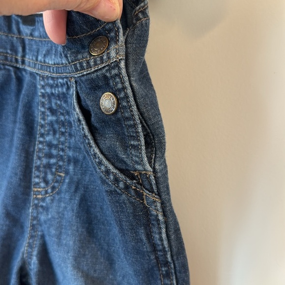 2005 Baby Old Navy Overalls - 6-12 Months with truck stitching on front - Picture 5 of 12